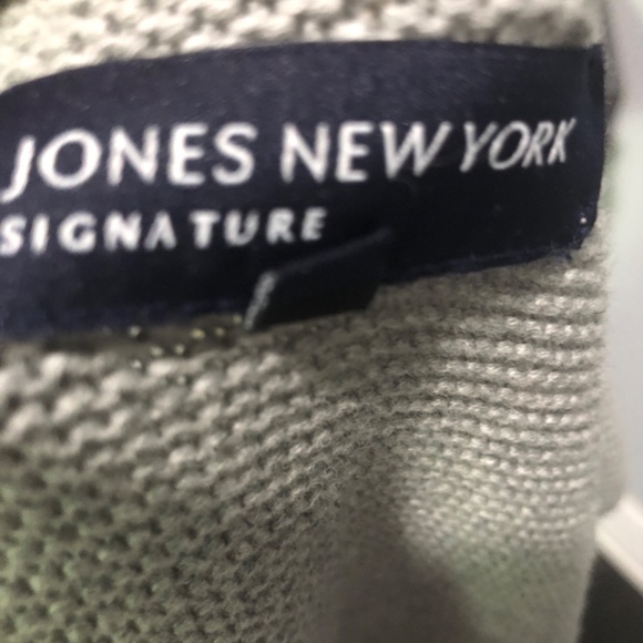 Vintage Quality NWOT Cotton Knit JNY ombré Shacket - Picture 3 of 4